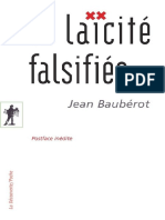 La Laïcité Falsifiée (Jean Baubérot