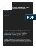 A Grande Depressão Saiba Tudo Sobre Esse Importante Período Histórico