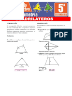 Problemas de Cuadrilateros para Quinto Grado de Secundaria