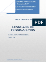 Lenguajes de Programacion