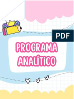 Programa Analítico 4 Campos