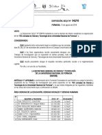 DISPOSICIÓN SeCyT 042-18-Com Evaluadora Jornadas 2018