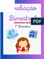 Amostra Gratis - Avaliações Bimestrais - 4º Ano Ef