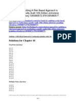 Auditing A Risk Based-Approach To Conducting A Quality Audit 10th Edition Johnstone Solutions Manual Download