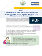 S El Rol Del Adulto para Favorecer El Desarrollo y El Aprendizaje