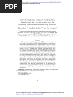 Lower Bounds and Compact Mathematical Formulations For Two Soft Constraints For University Examination Timetabling Problems