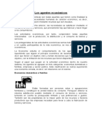 Los Agentes Económicos y Los Sectores Economicos