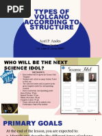 Types of Volcano According To Structure