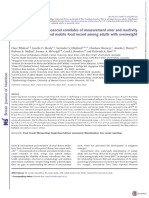 Demographic and Psychosocial Correlates of Measurement Error and Reactivity Bias in A Four Day Image Based Mobile Food Record Among Adults With Overweight and Obesity