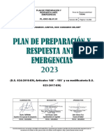 Plan de Preparación y Respuesta A Emergencias - CMB