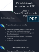 Psicología Basada en Evidencia Fundamentos Filosoficos