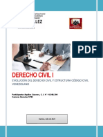 Evolución Del Derecho Civil Aquiles Cáceres