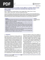 Effect of Dry Needling On Lumbar Muscle Stiffness in Patients With Low Back Pain