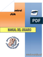 Manual Del Usuario de Ciber - Control - JUA