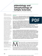 Epidemiology and Pathophysiology of MS