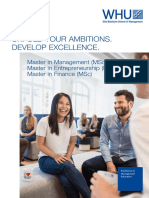 Master of Science Programs Brochure