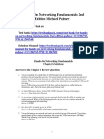 Hands-On Networking Fundamentals 2nd Edition Michael Palmer Solutions Manual 1