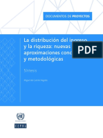 B. La Distribución Del Ingreso y La Riqueza. Nuevas Aproximaciones Conceptuales y Metodológicas