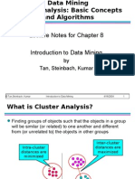 Chap8 Basic Cluster Analysis