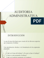 3.4 Metodologia de La Auditoria Administrativa