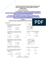 Elementary and Intermediate Algebra Functions and Authentic Applications 2nd Edition Jay Lehmann Solutions Manual Download