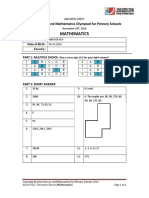 ASMOPS 2016, Theory, Math, Answer Key