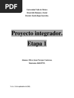 Proyecto Integrador. Etapa 1. Desarrollo Humano.