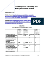 Introduction To Management Accounting 16th Edition Horngren Solutions Manual 1