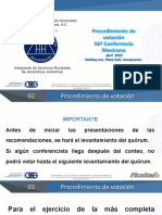 Procedimiento de Votacion. Aprobada CP y A 2022 Ok