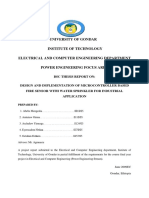 Design and Implementation of Microcontroller Based Fire Sensor With Water Sprinkler For Industrial Application