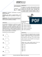 Lista de Matemática - Enem