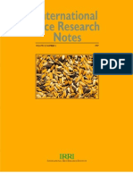 International Rice Research Notes Vol.22 No.2