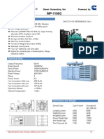 General Features: Diesel Generating Set Powered by