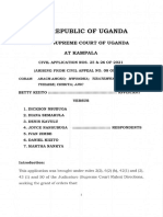 Kizito V Nsubuga and 6 Others (Civil Application No 25 of 2021) 2022 UGSC 19 (6 June 2022)