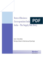 State of Business Correspondent Industry in India The Supply Side Story