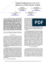 Design of A Digital Dashboard On Low-Cost Embedded Platform in A Fully Electric Vehicle