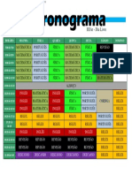 Cronograma Quem Só Estuda Eear