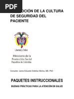 Producto 4 Linea 8 Cultura de La Seguridad Del Paciente