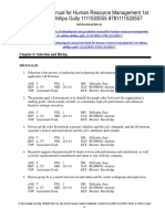 Human Resource Management 1st Edition Phillips Test Bank Download