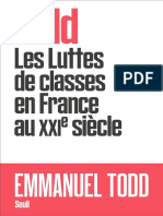 Emmanuel Todd Les Luttes de Classes en France Au XXIe Siècle