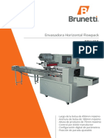 Envasadora Horizontal Flowpack Brunetti Efh450