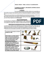 Taller Ciencias Naturales Grado 6 Tema. Celula y Microscopio