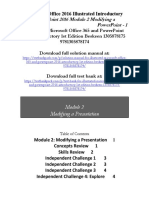 Illustrated Microsoft Office 365 and PowerPoint 2016 Introductory 1st Edition Beskeen Solutions Manual Download