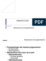 Alteraciones de La Pigmentación