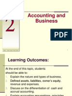 Topic 2 Accounting Business