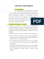 Capacitación en Relación Al Tema de Residuos