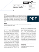 Effect of Double Splitter Blades Position in Centrifugal Compressor Impeller