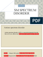 Autism Spectrum Disorder