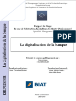 La Digitalisation de La Banque: en Vue de L'obtention Du Diplôme de Master Professionnel