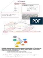 I) Comparaison Entre Les Prismes Droits Et Les Pyramides:: Latérales Latérales